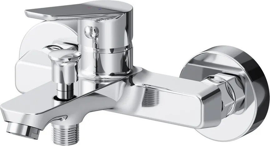 Baterie cada-dus AM.PM Hit monocomanda finisaj crom lucios