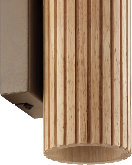 Brilliant - Aplică de perete LAKEWOOD 2xGU10/10W/230V, maro