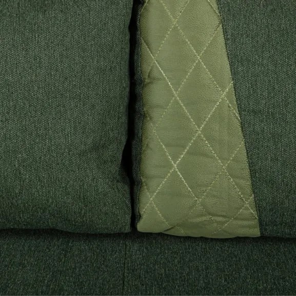 Canapea Extensibila Torino Lift Cu Lada Depozitare, Verde, 233 x 72 x 92 Cm