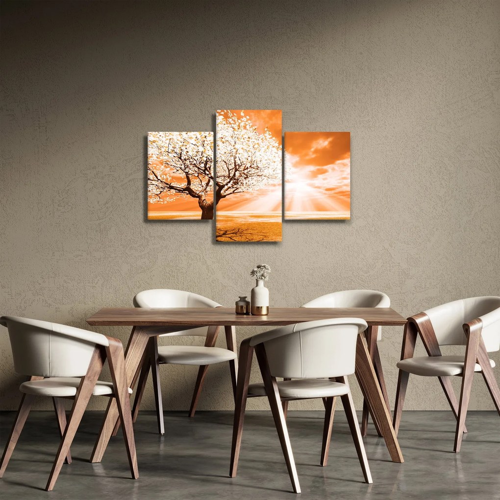 Tabloul cu pomul portocaliu (90x60 cm)