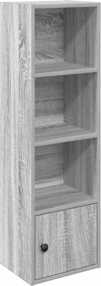 vidaXL Bibliotecă, gri sonoma, 31x24x102 cm, lemn prelucrat