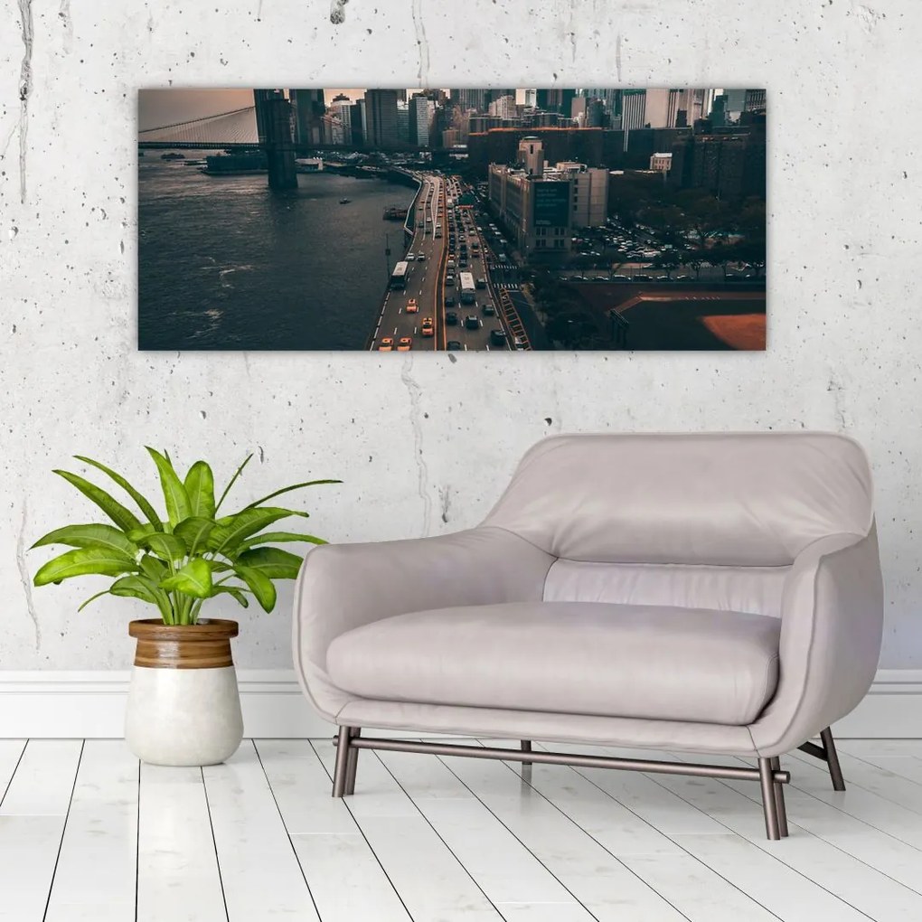 Tablou cu Manhattan (120x50 cm), în 40 de alte dimensiuni noi