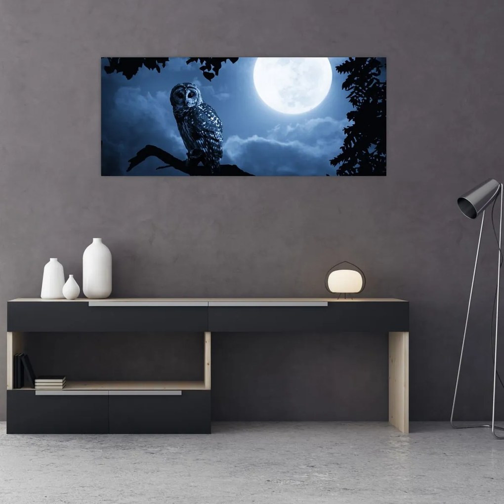 Tablou - Bufnița de noapte (120x50 cm)