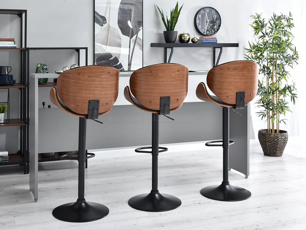 Scaun Hope (nuc închis + negru). Promo -14%. 1110617
