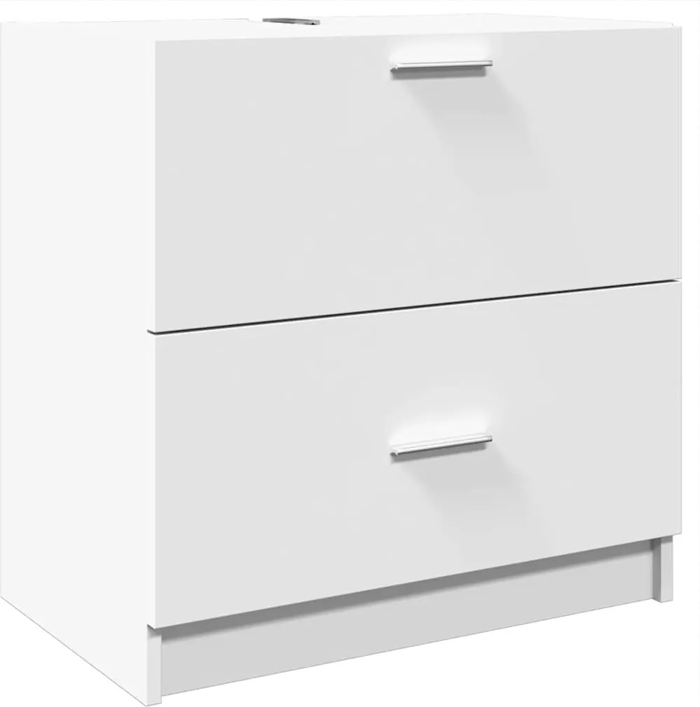 vidaXL Dulap de chiuvetă, alb, 59x37x59 cm, lemn prelucrat