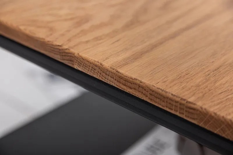 Masuta design industrial vintage Apartment 95cm, stejar