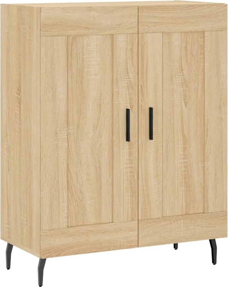 vidaXL Servantă, stejar sonoma, 69,5x34x90 cm, lemn compozit