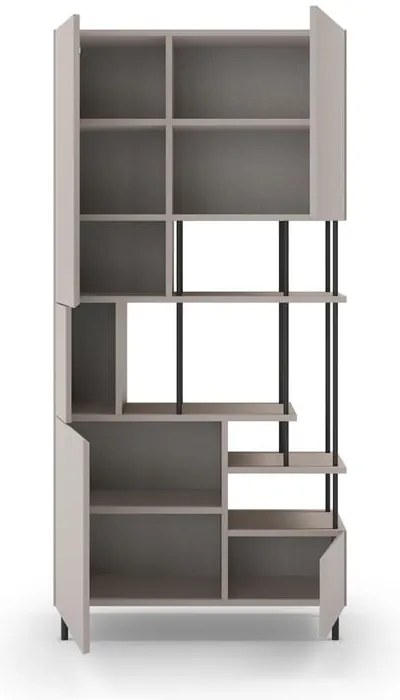 Bibliotecă crem 84x175 cm Perla – Marckeric