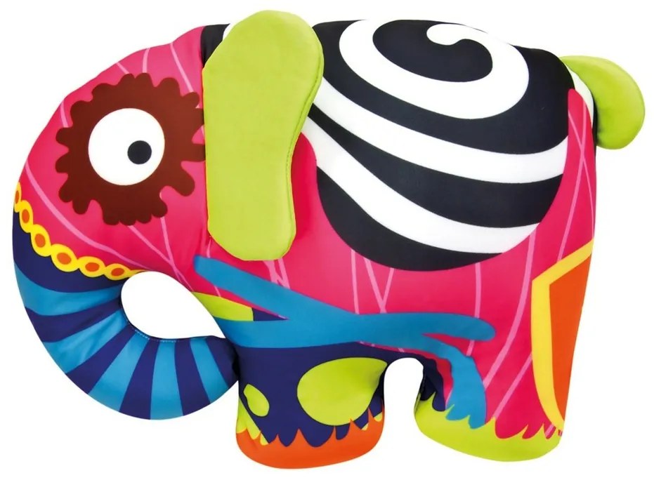 Elefant colorat Bino, 39 x 30 cm