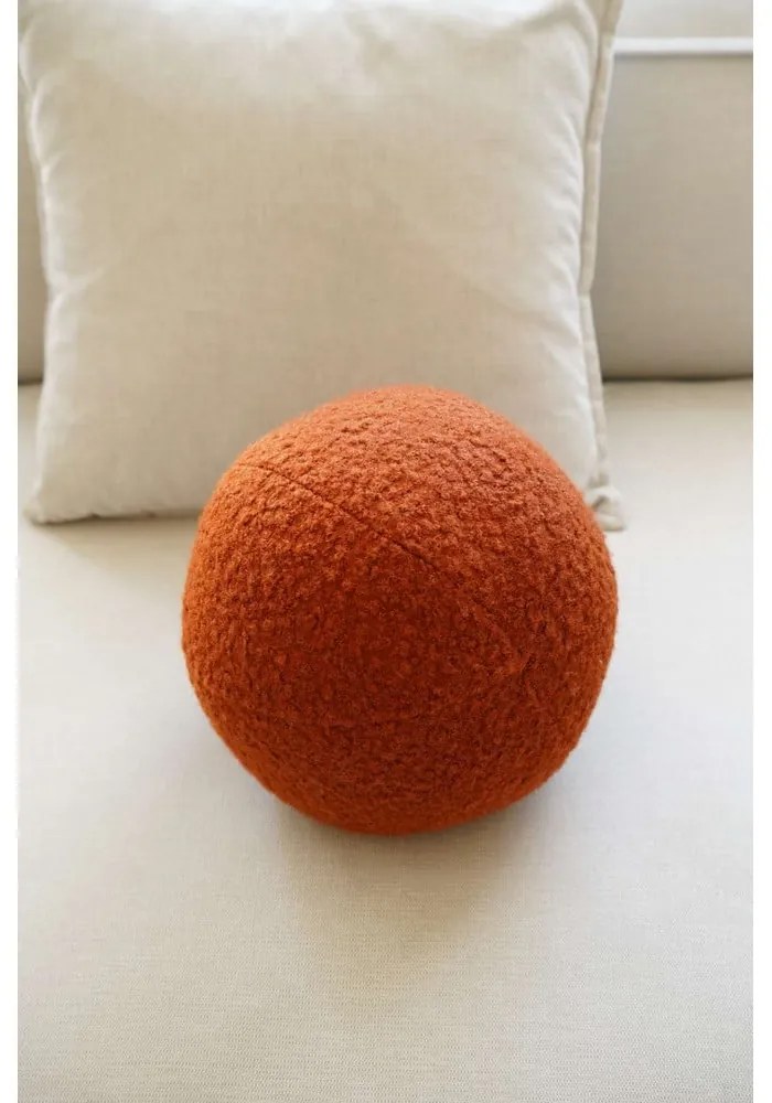 Pernă decorativă din material bouclé ø 20 cm Top – Mioli Decor