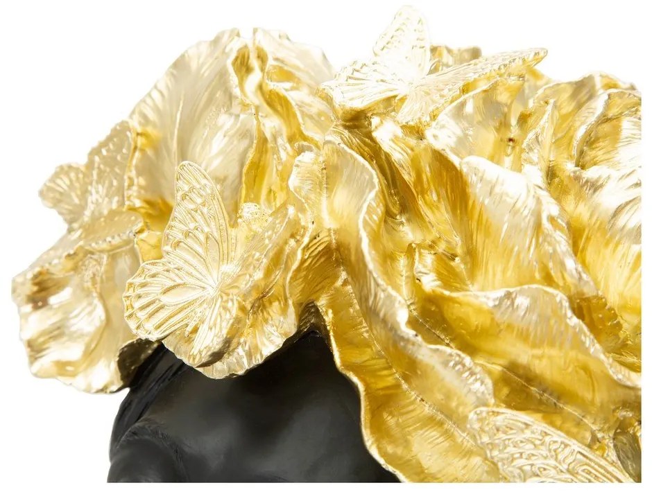 Statuetă din polirășină 36,5 cm Woman With Butterfly – Mauro Ferretti