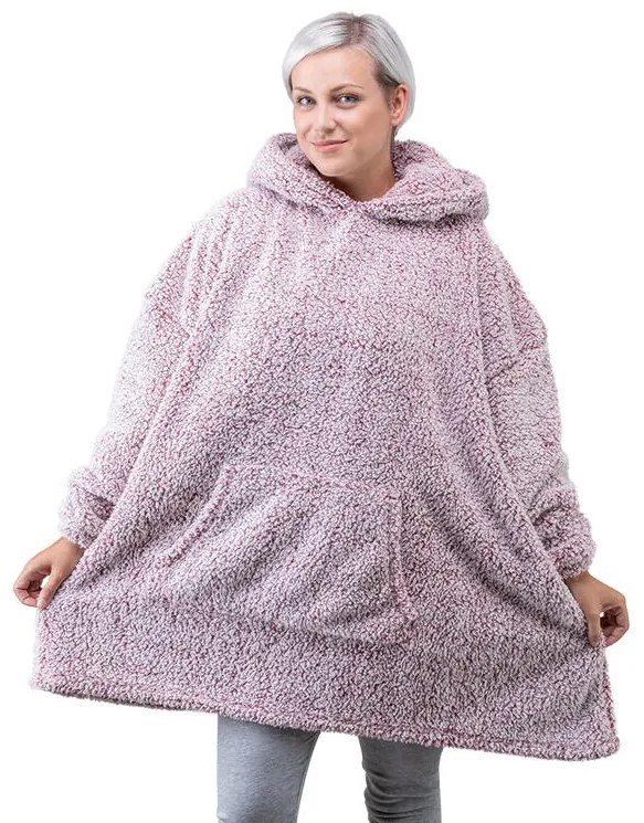 Poncho uni cu blăniţă EDDIE