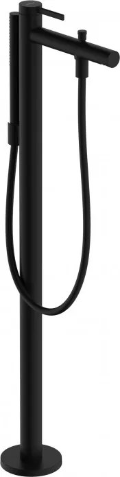 Baterie cada cu montaj pe pardoseala, Hansgrohe Zesis S, negru mat, 74445670