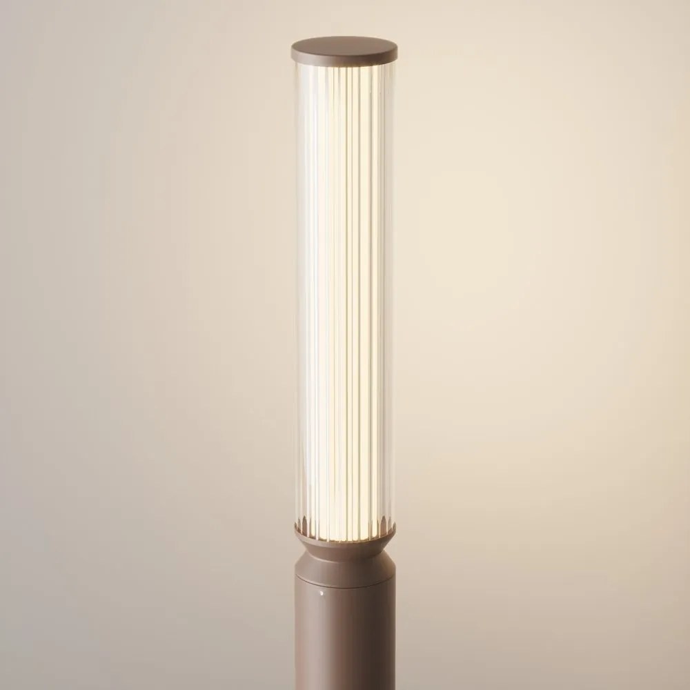 Mini Stalp LED iluminat exterior IP65 Lit maro H-78,5cm