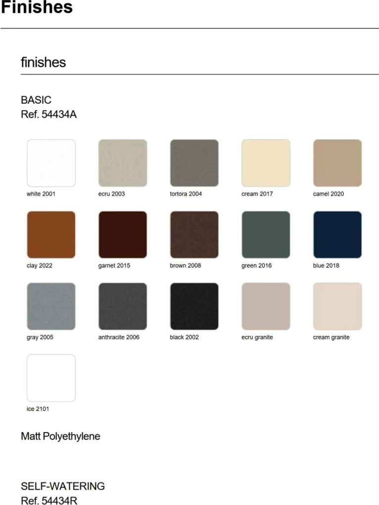 Jardiniera plante design decorativ modern exterior / interior GATSBY 120x50x50cm