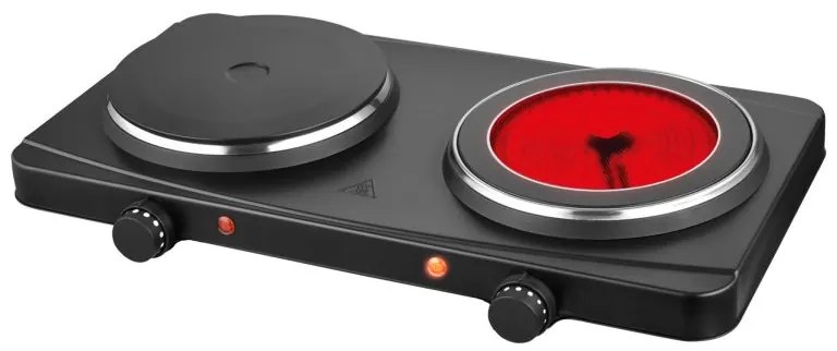 Plită electrică cu două arzătoare, 220 - 230 V