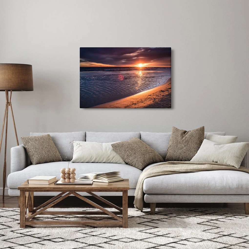 Tablou cu apus de soare (90x60 cm)