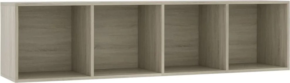 vidaXL Bibliotecă/Comodă TV, stejar sonoma, 143x30x36 cm