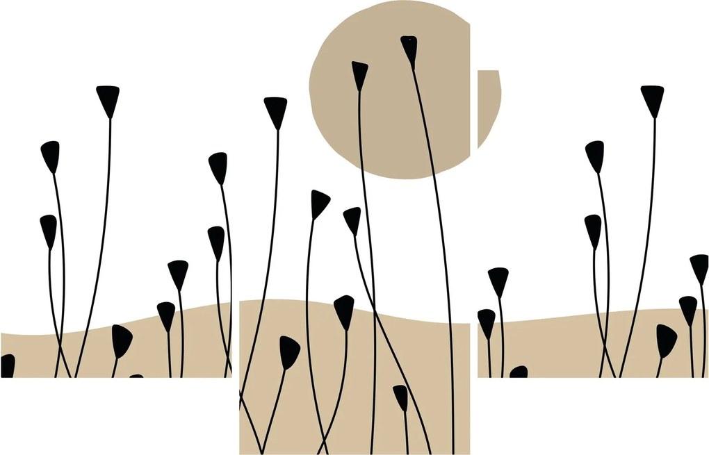 Tablou - Pajiște grafică N⁰2 (90x60 cm)