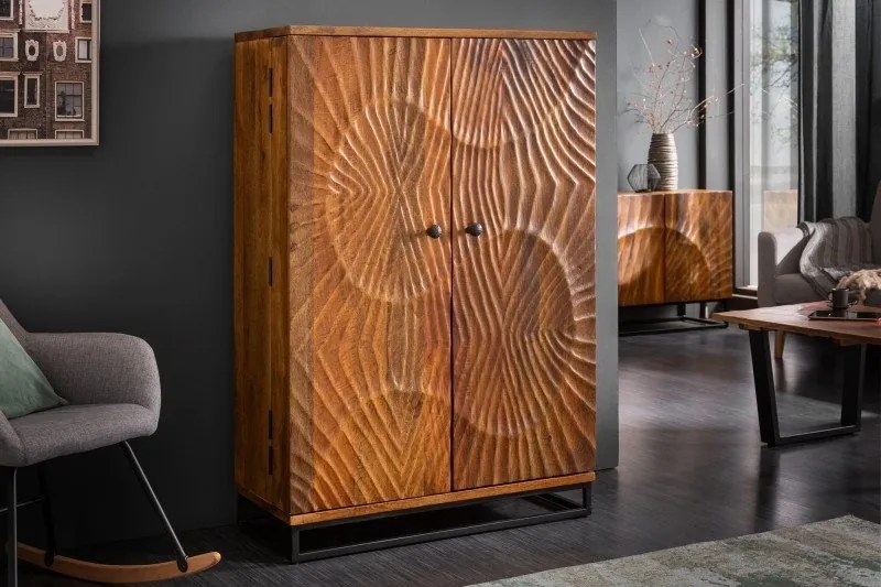 Bar din lemn de mango Scorpion 140cm, maro