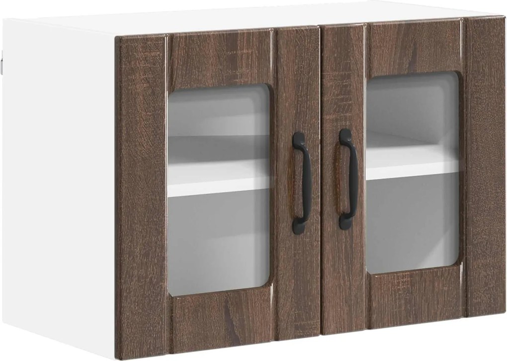 vidaXL Dulap de bucătărie Stejar închis 60 x 31 x 40 cm Lemn compozit