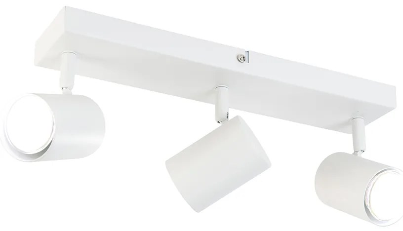 Plafoniera inteligentă albă dreptunghiulară cu 3 GU10 Wifi - Jeana