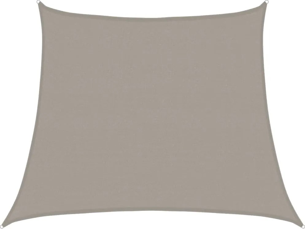 vidaXL Pânză parasolar, gri deschis, trapez, 3/4x3 m, HDPE, 160 g/m²