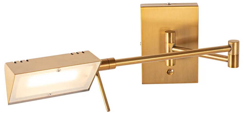 Lampa de perete de design bronz cu LED reglabil - Notia