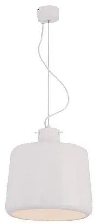 Pendul design modern Indi alb 28cm