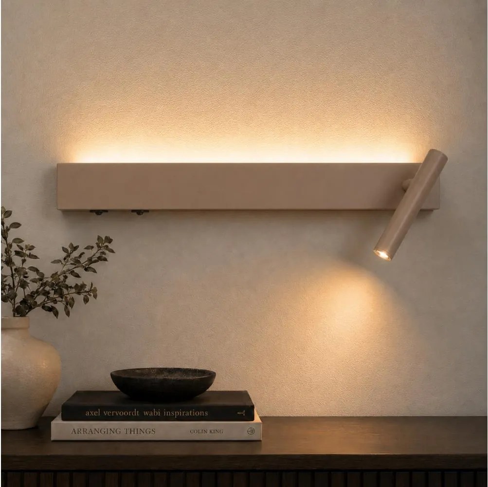 Brilagi - Aplică de perete tip spot ARLIX LED/3W/230V + LED/7W bej CRI 90