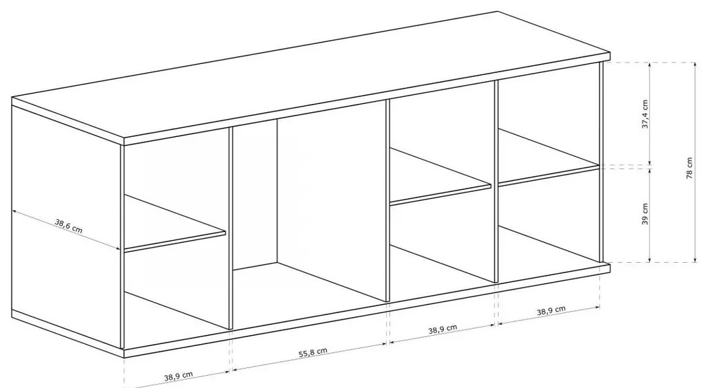 Comodă Claudi 20 (Stejar artisan). 1055505