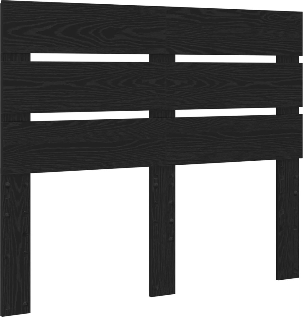 vidaXL Tăblie cap Stejar Negru 135 cm Lemn compozit