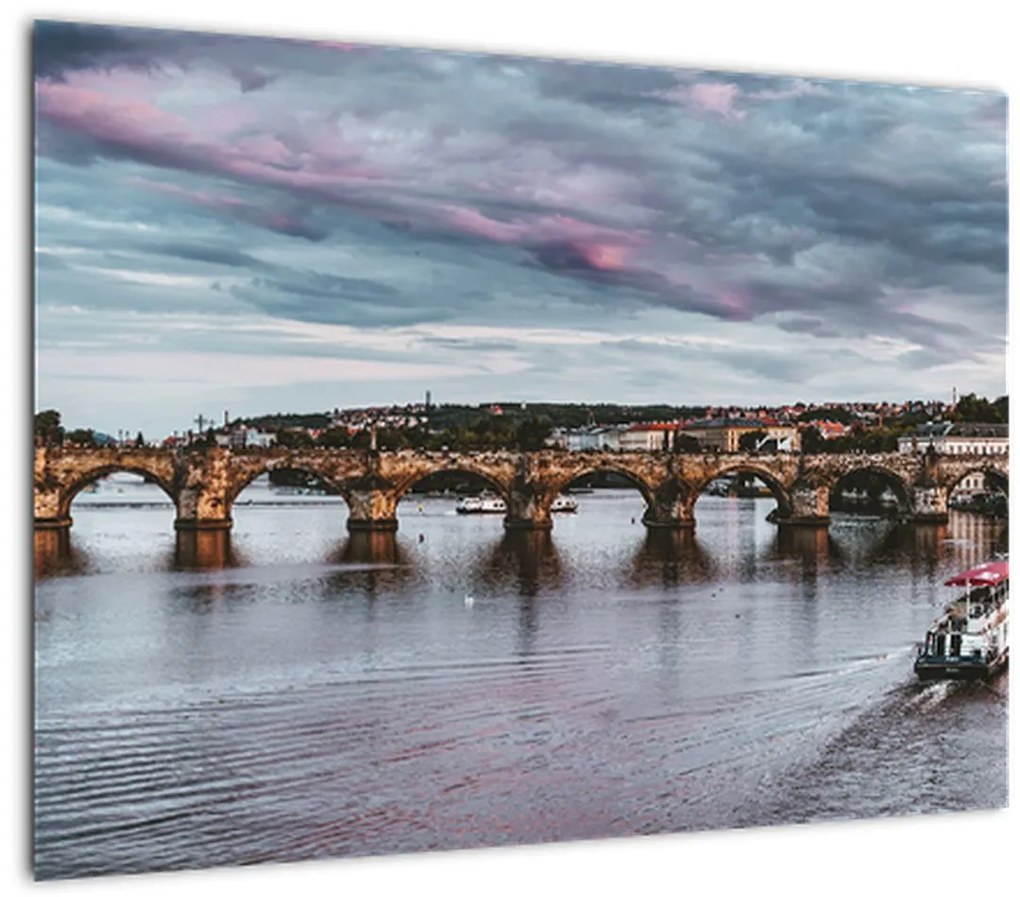 Tablou cu podul lui Carol (70x50 cm)