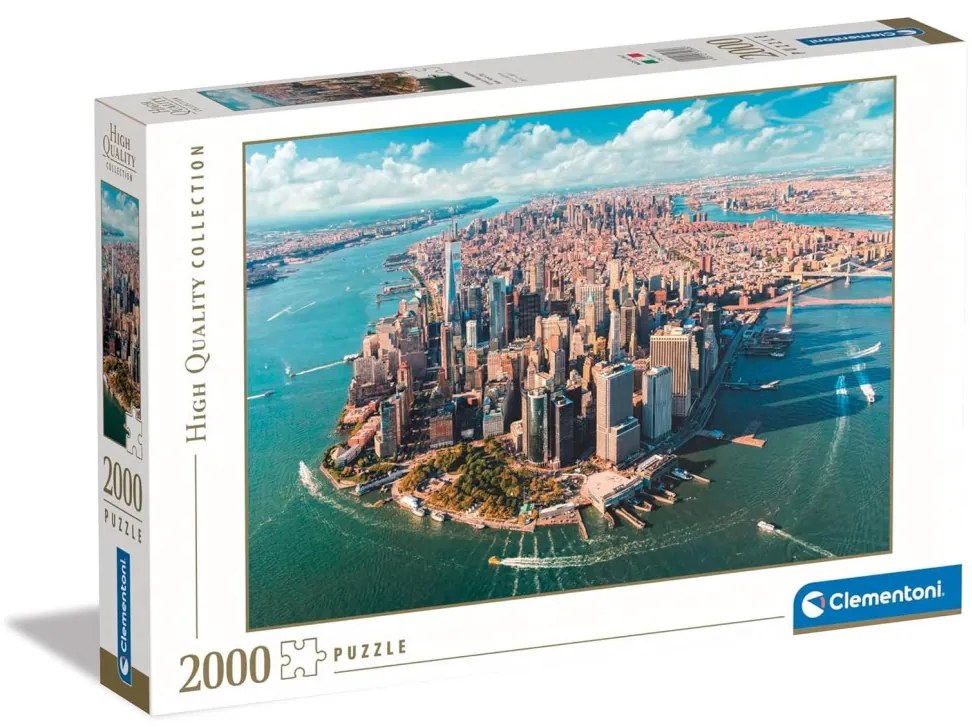 Orașe Lower Manhattan Puzzle Clementoni New York de 2000 de piese