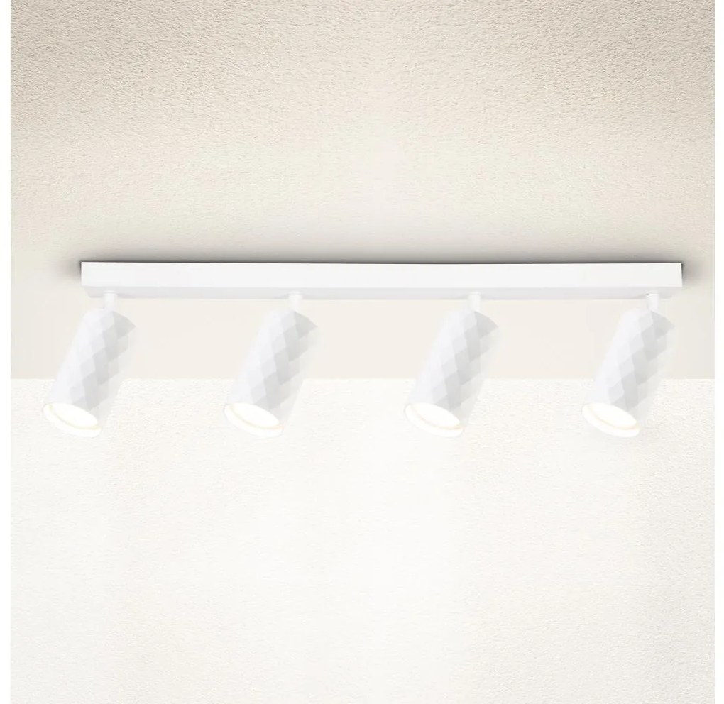 Brilagi - Spot SELE DIAMANT 4xGU10/30W/230V alb