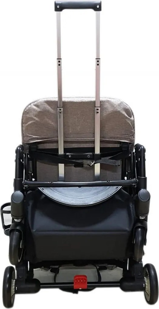 Carucior nou nascuti 2 in 1 BABY CARE™ PRO A8, Transformabil in troller, Spatar reglabil in 3 trepte, Roti cu rulment, Frana picior,Pliabil ,GRI