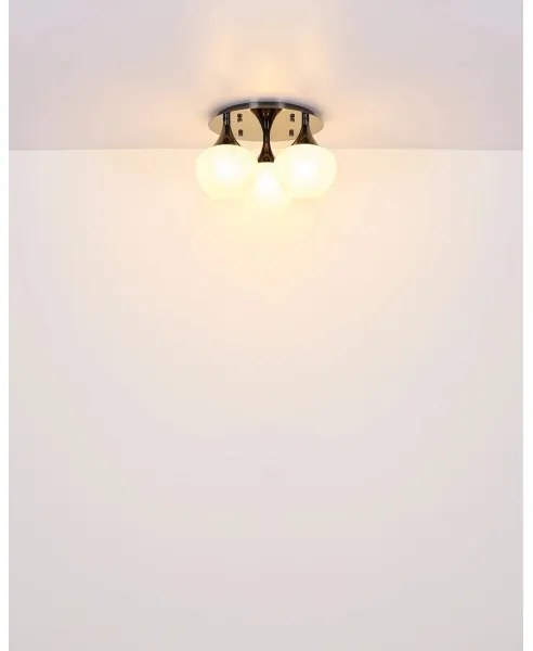 Plafonieră Globo 15548-3DK MAXY 3xE27/40W/230V antracit