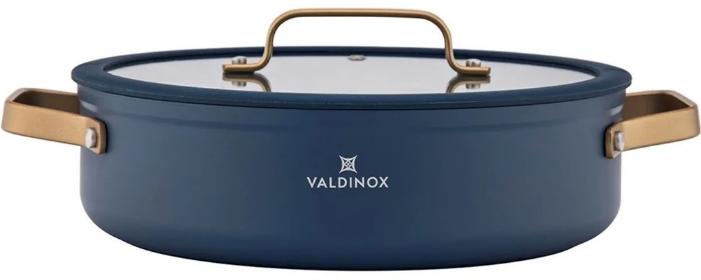 Valdinox Caserolă largă cu capac Giovanni 26 cm,3,5 l
