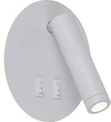 Aplica de perete cu spot LED directionabil CIRCA alb