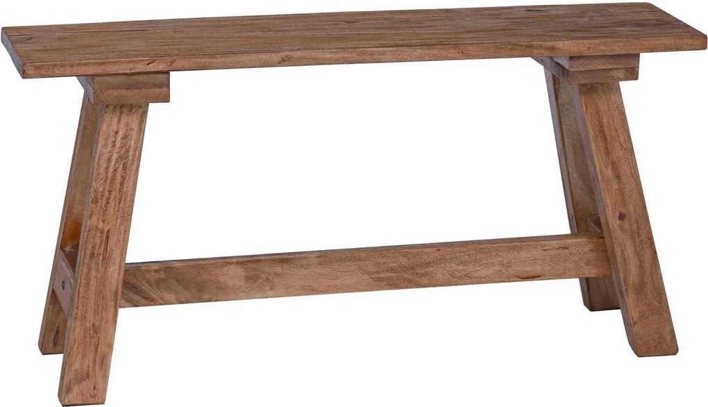 vidaXL bancă natural 92 x 23,5 x 45,5 cm Lemn masiv de mahon