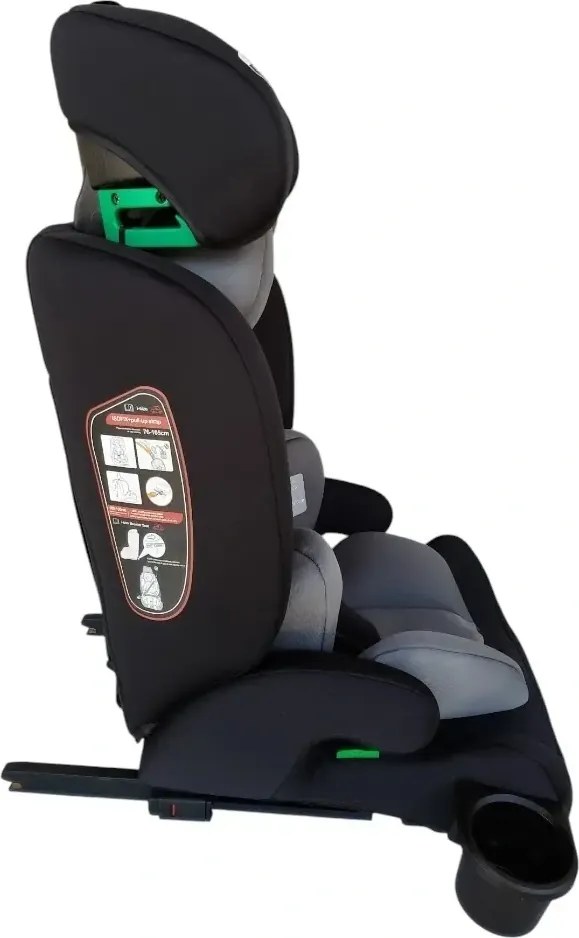 Scaun auto ISOFIX + Top Tether NOVOKIDS Splend'or Edition HC-02S, R129 i-Size, 76-150 cm, Grupa 1/2/3, Negru
