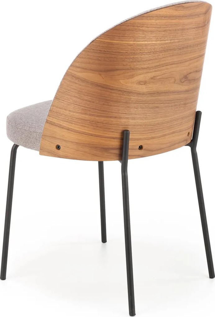 Promotie Scaun gri NORME din otel lacuit Calitatea a II-a