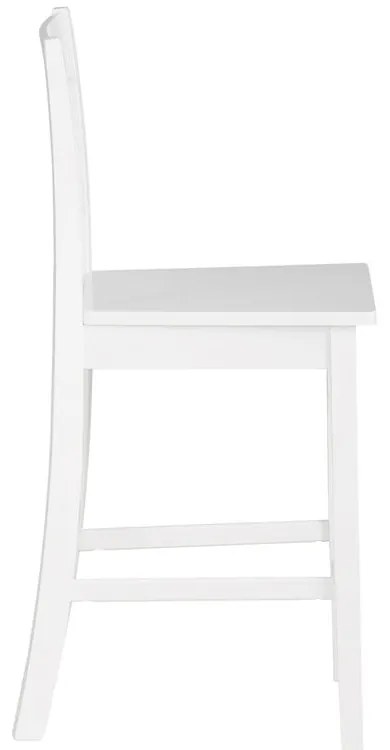 Scaun de bar alb din lemn de pin (înălțime șezut 60 cm) Torpedo – Støraa