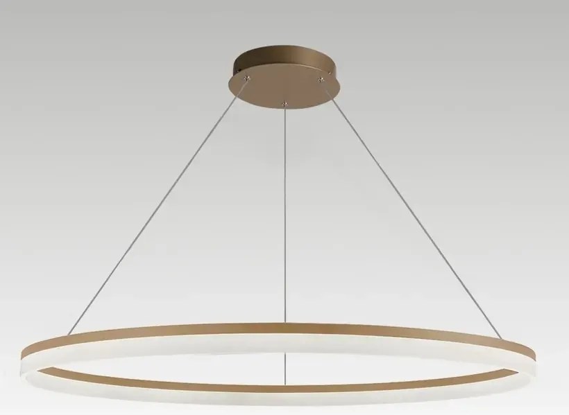 Lustra LED XXL circulara casa scarii Ara 150cm, Gold