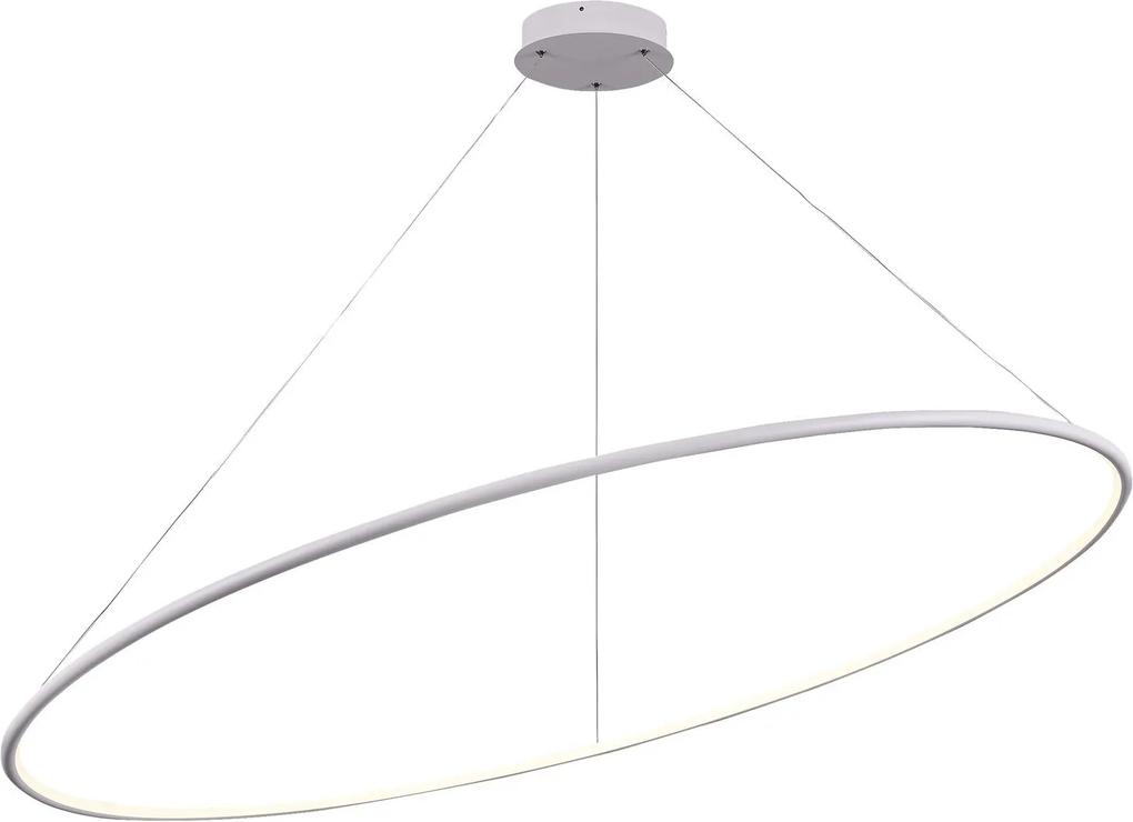Corp de iluminat un cerc alb din metal cu LED integrat Nola 1