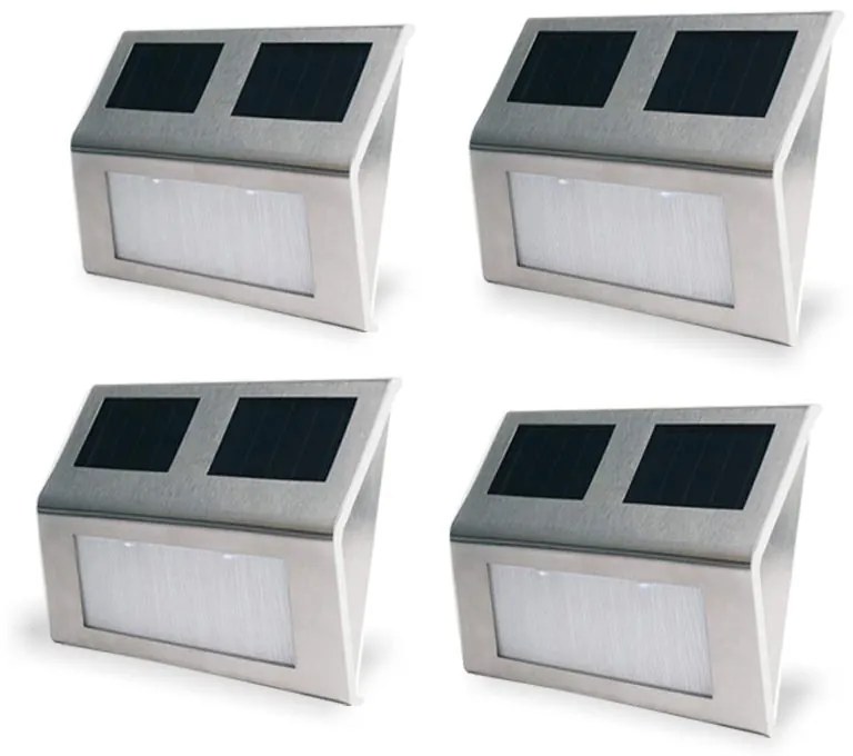 4 buc Lampa solara de perete pentru exterior
