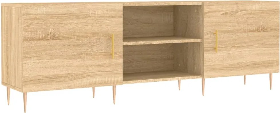 vidaXL Comodă TV, stejar sonoma, 150x30x50 cm, lemn compozit