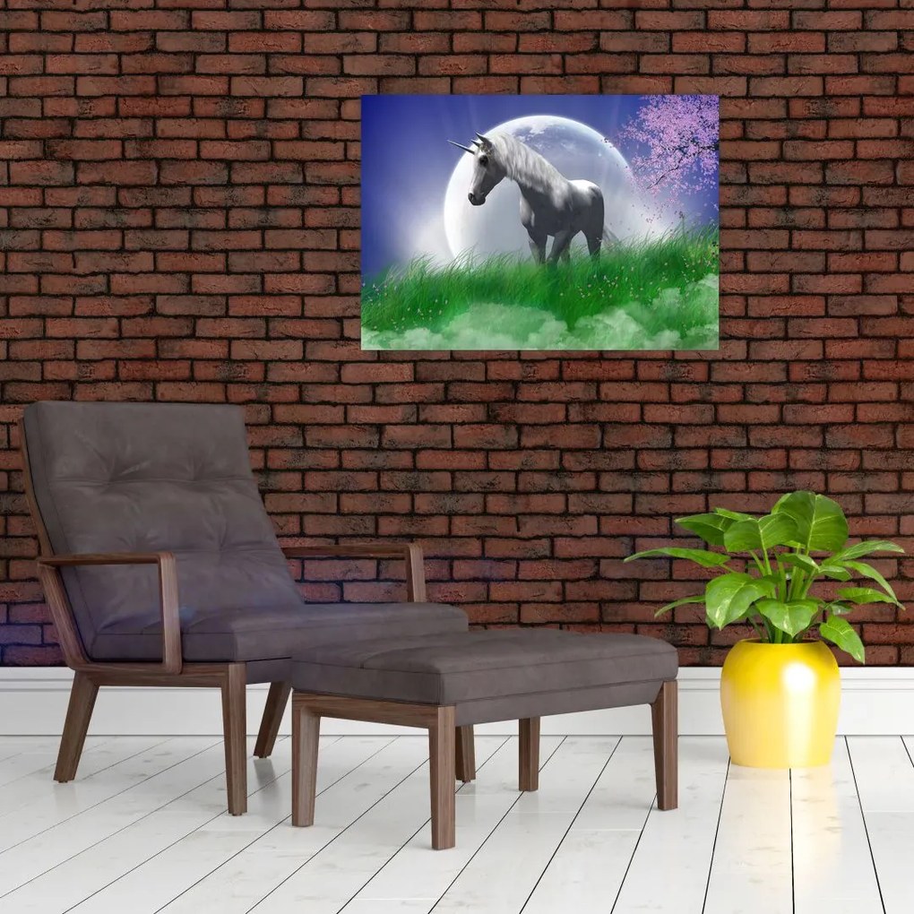 Tablou cu unicorn (70x50 cm)