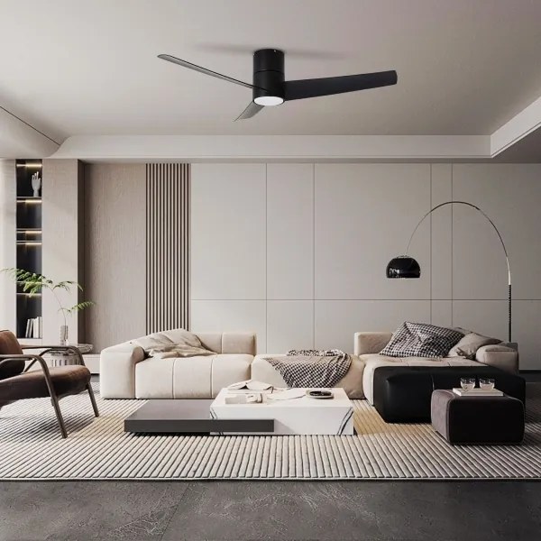 ZEVENTI - Ventilator de tavan LED BARROSA LED/18W/230V Wi-Fi Tuya + telecomandă