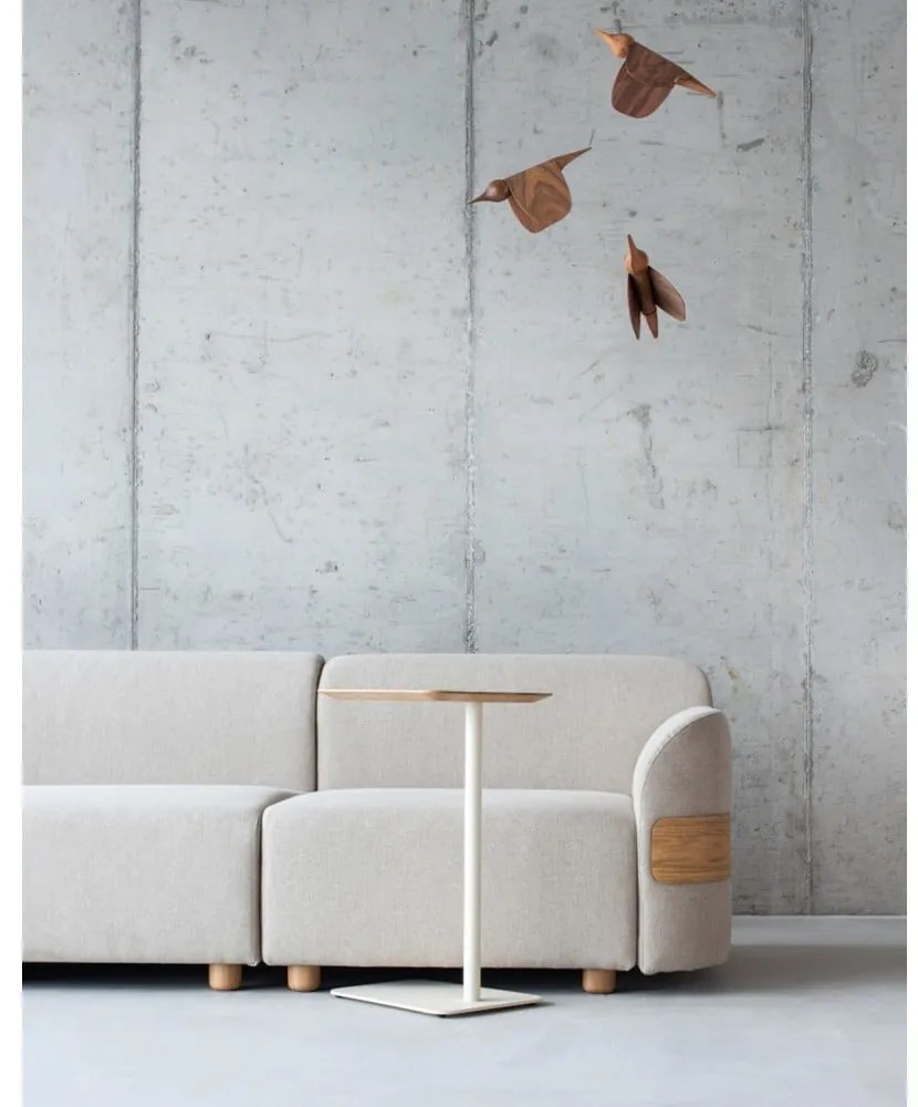 Măsuță auxiliară din metal 42x34.6 cm Loop - Gazzda